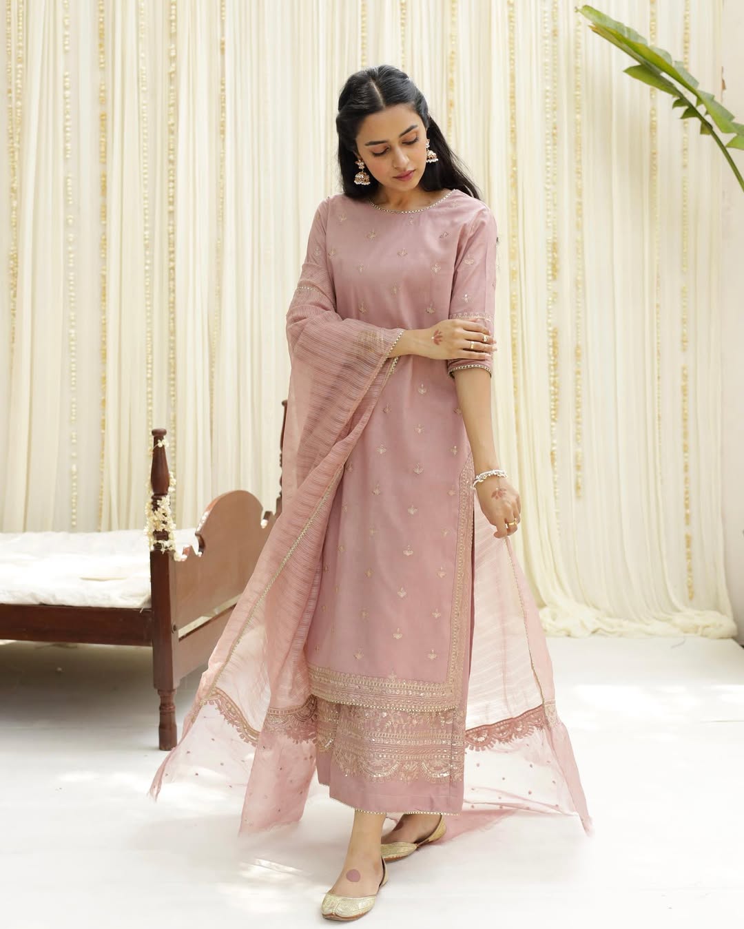 Pink Serenity | 3 Piece Stitched Suit