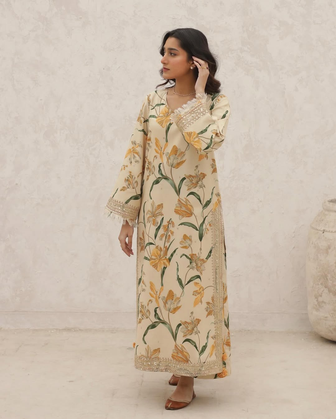 Floral Whisper | 2-PIECE STITCHED SUIT